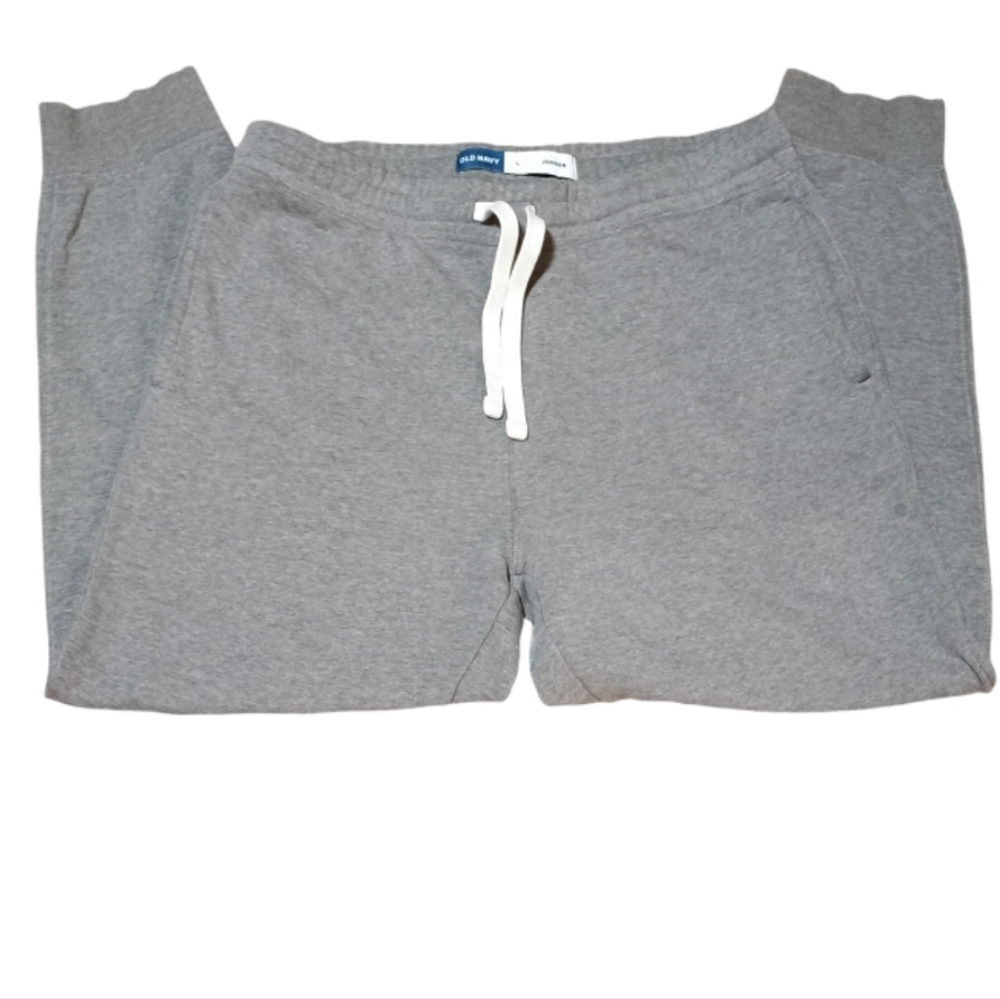 Old Navy Gray Joggers with White Drawstring